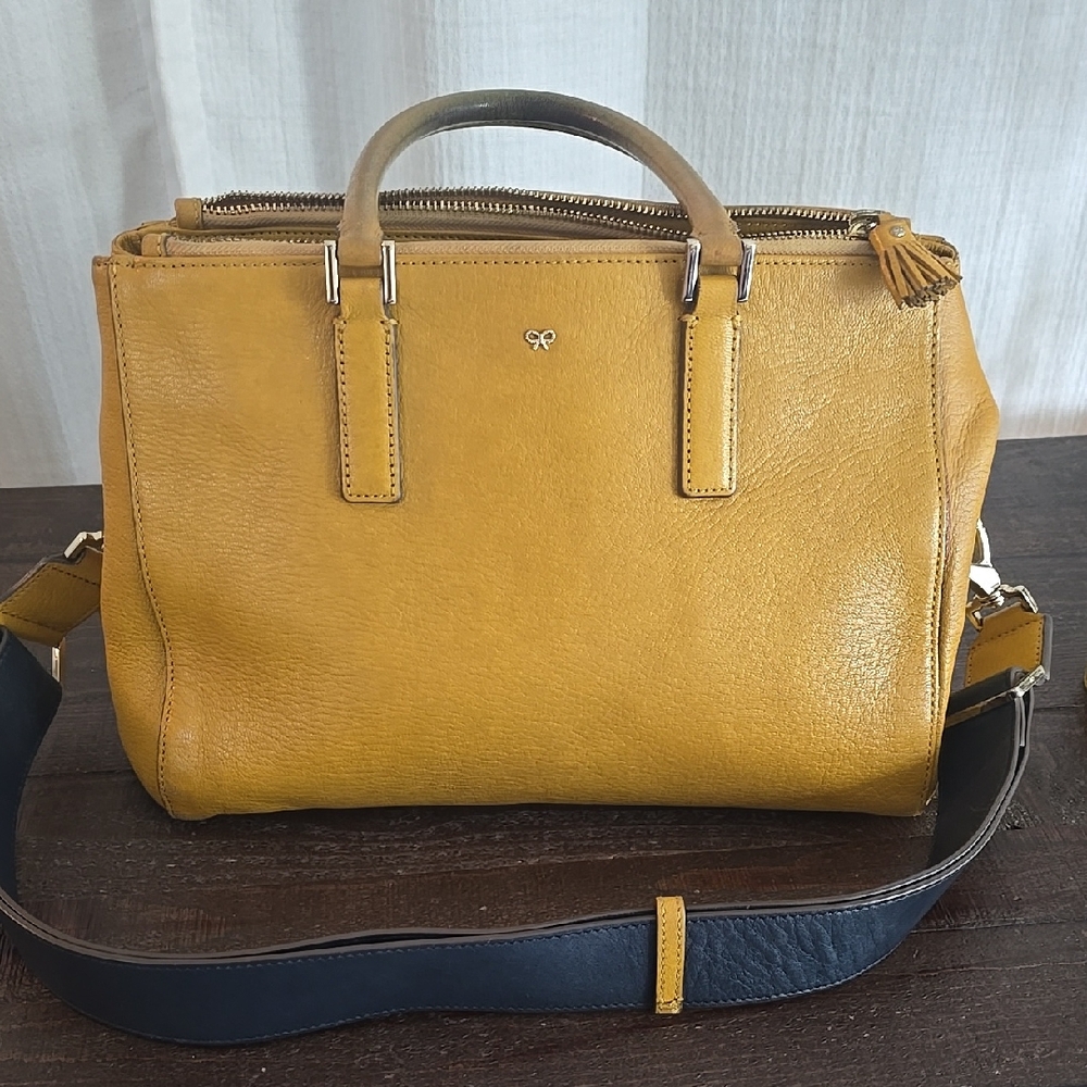 Anya Hindmarch Yellow Leather Women's Bag